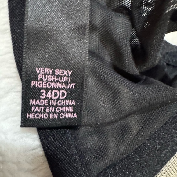 Victoria Secret Very Sexy Lace Corset‎ Push Up Bra Size 34DD - Picture 9 of 10